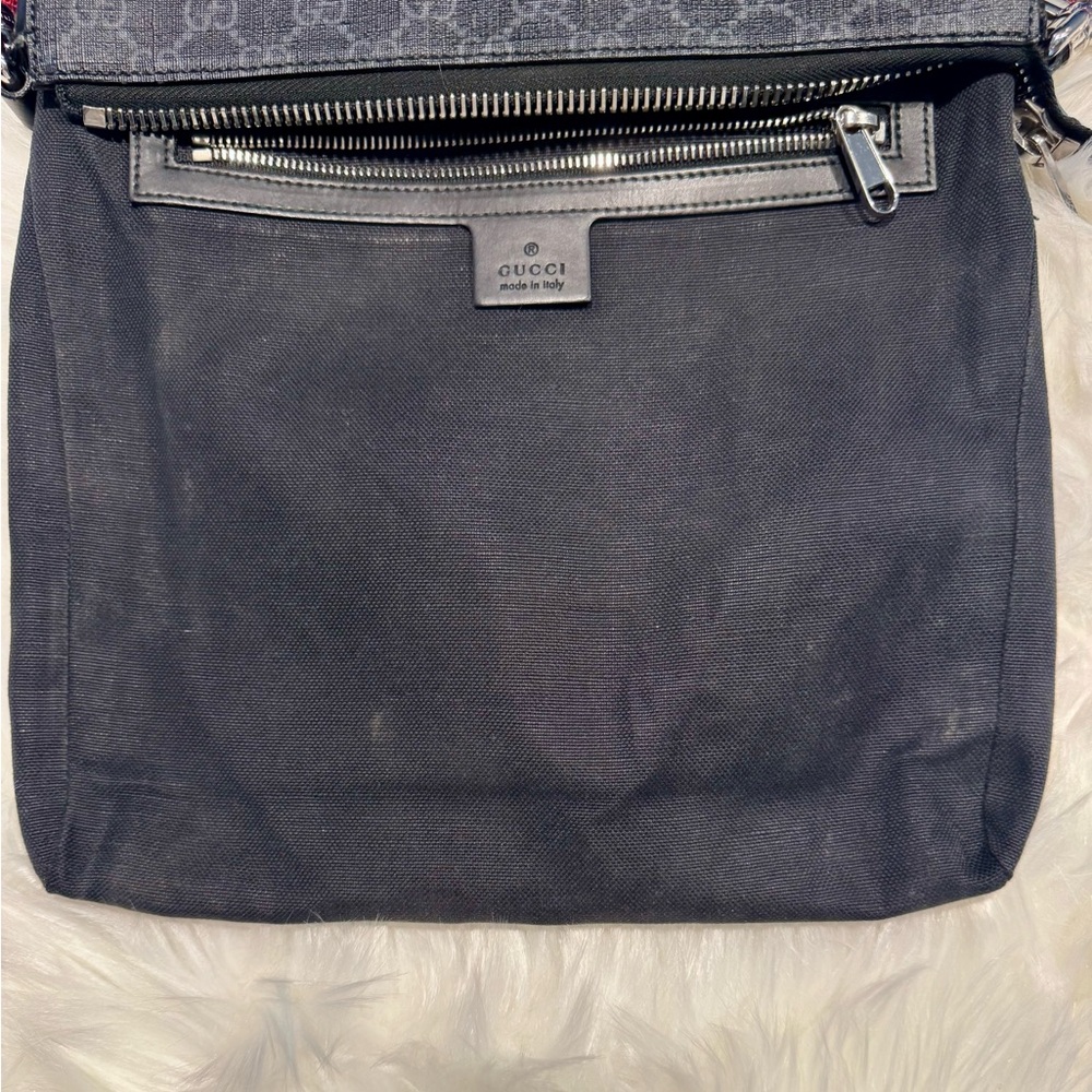 Gucci Gray and Black Messenger Bag - Picture 11 of 16